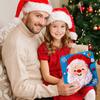 DIY Christmas Embroidery Kit for Beginners Cute Santa/Stocking/Gingerbread Sewing Projects Xmas Needlepoint Kit for Kids Adults