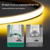 Outdoor Waterproof LED Strip Light, 220V COB, Self-Adhesive, Super Bright White, Suitable for Living Room and Ceiling.