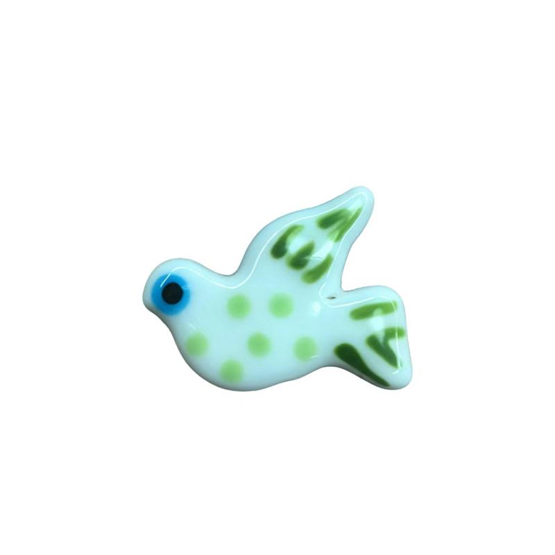 DIY Crafts Ceramic Bird Shaped Beads Peace Dove Pendants for Unique Jewelry A10