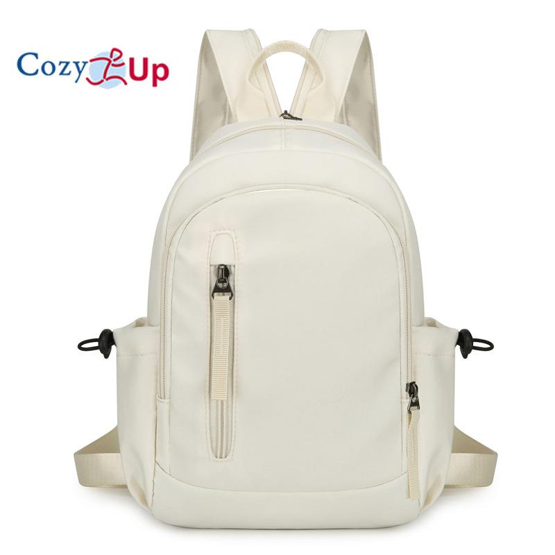 

Женская нагрудная сумка Cozy Up, сумка через плечо, универсальный студенческий рюкзак, простой небольшой рюкзак двойного назначения, женская сумка на одно плечо 30X21X10CM бежевый
