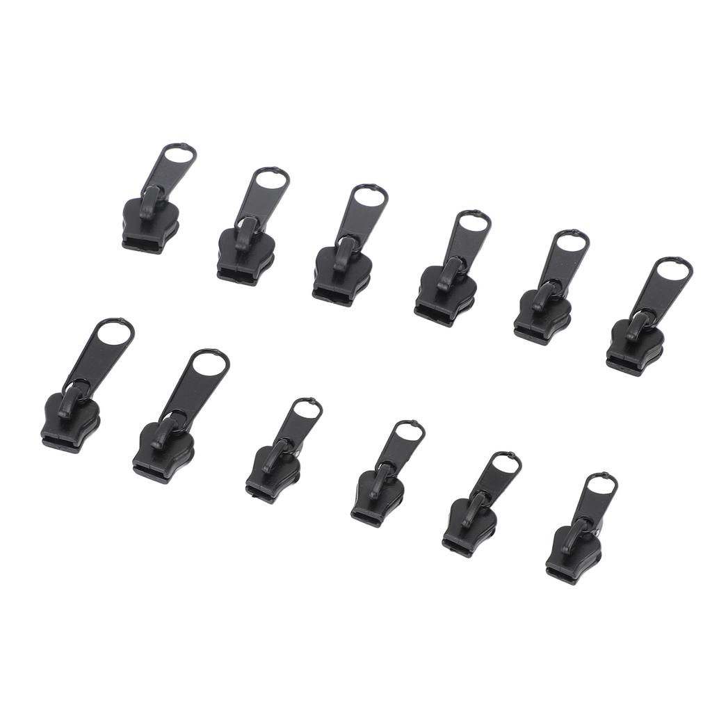 24 Pcs Zipper Repair Kit 3 Sizes Metal Zipper Slider Replacement Detachable Multipurpose for