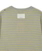 Mattengkim Stripe Damaged Loose Pullover In Beige