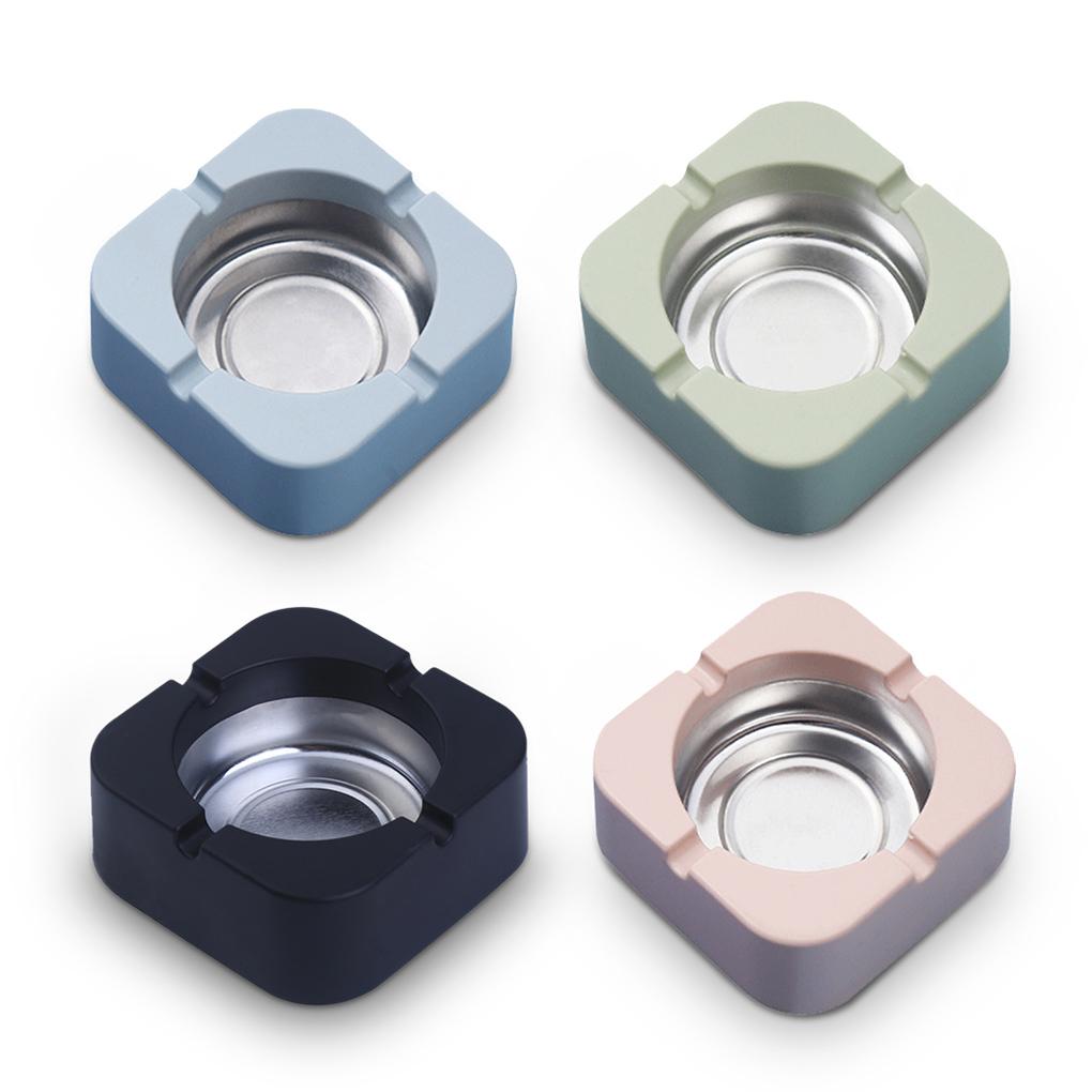 Fire-proof Portable Ash Holder Plastic Washable Plastic Washable Powder Powder Container for Home Office Car