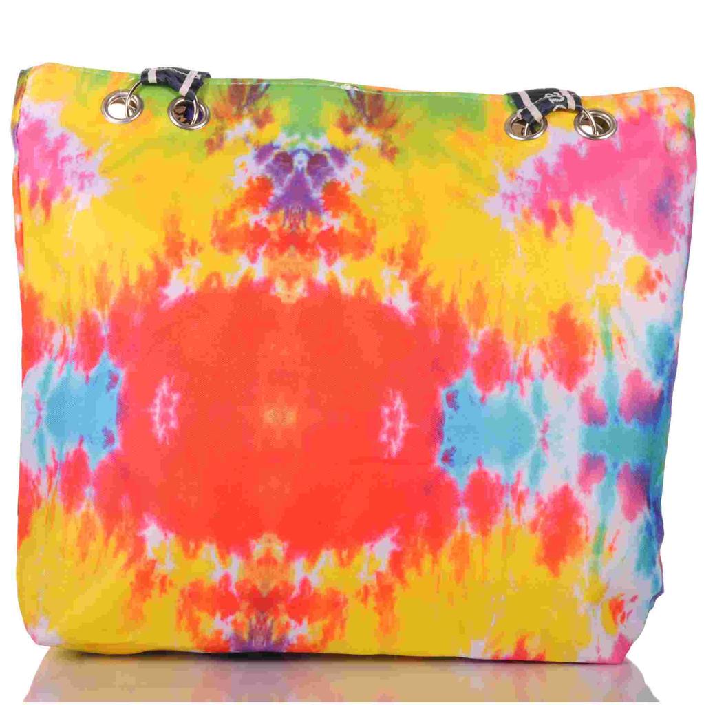 Strandtasche Batik Tie Dye mit Reißverschluss