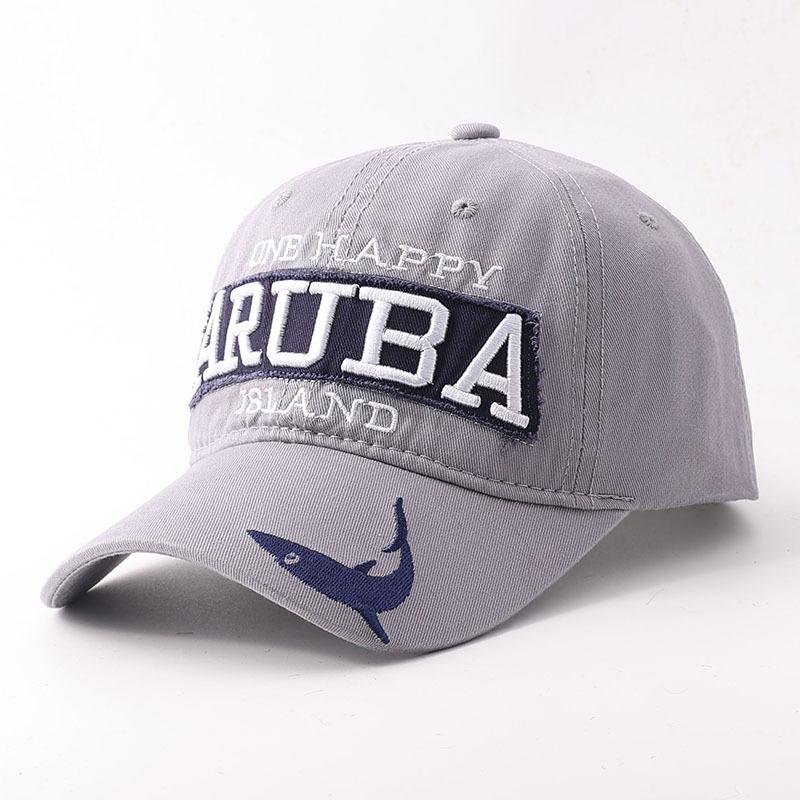 Spring and summer new products for letter shark embroidery baseball cap cap cap fishing cap