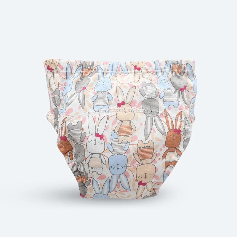 Training Pants Underwear Washable Diaper Pocket Learn Pants Breathable Diaper Reusable Potty Training Pants for Summer Daily Use