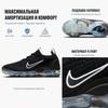 Nike Air VaporMax 2021 Flyknit Schwarz Gesprenkelt Damen Sneaker Metallic-Silber Weiß DC4112-002