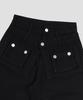 Beodeonteu Garment Dyed Multi-Pocket Layered Pants [Black]