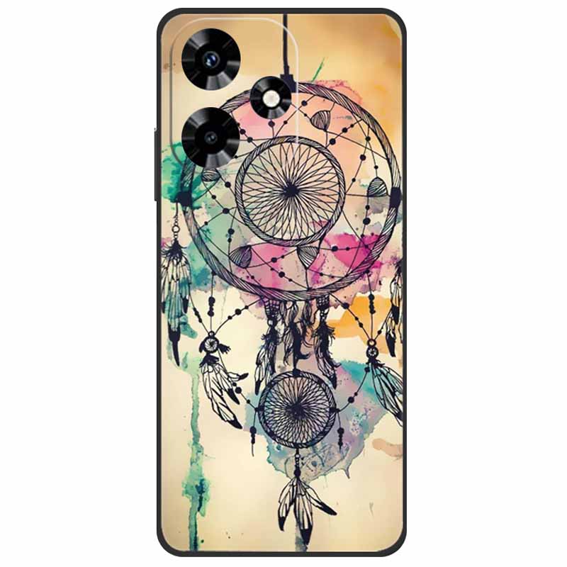 For Infinix Hot 30i NFC Case X669D Silicone Wolf Lion TPU Soft Fundas For Infinix Hot 30i X669C Hot30i 2023 Protector Black Capa