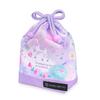 COLORFUL CANDY STYLE Small Drawstring Cup Bag (with Name Tag) - Water-Repellent, No-Iron, Unicorn Fantasy Design, Lightweight, Stain-Resistant,