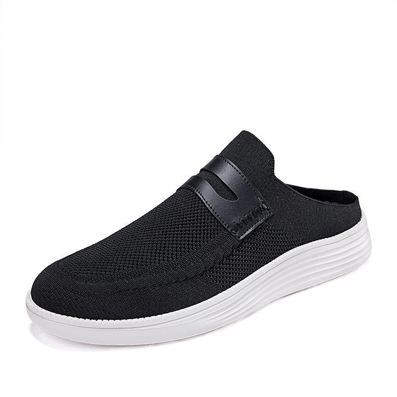 

Large size cold sticky slippers MD sole casual men s and women s fashion mesh lightweight sports shoes one pedal lazy shoes 45