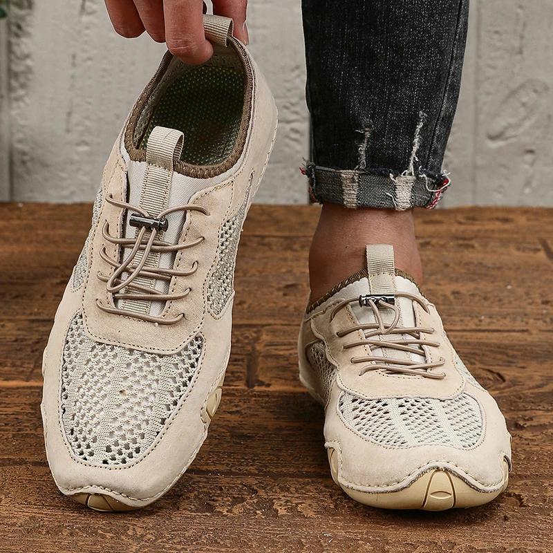 Fashion Hot Selling 2025 Men's Mesh Sports Shoes Cushion Shock Absorption Breathable Running Sports Shoes Best-selling Fitness Shoes