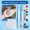 Hand-Painted Pebble Set for Kids - DIY Art & Craft Kit