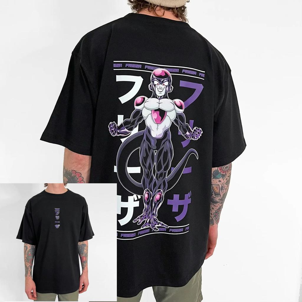T-shirt da uomo Dragon Ball Anime Harajuku Estate Y2k Abbigliamento Donna Cotone Oversize Maniche Corte Maglietta Top Casual Streetwear Marca