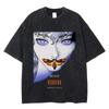 Casual Harajuku Vintage Hip Hop Clothing  Anime Berserk Griffith T Shirts Washed Manga Graphic Oversized Y2k TShirts Unisex