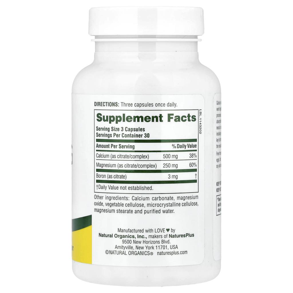 Cal/Mag Citrate, 90 Vegetable Capsules