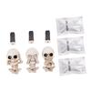 LIFKOME 3pcs Skull Ghost Head Decoration Car Clip Car Aroma Decoration Glitter Accessories