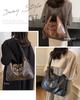 Shoulder Large Shoulder Crossbody [MERDEA] 3-way Bag Backpack, Tote, Bag, Capacity, Strap, Bag, Ribbon, Women's (Brown)