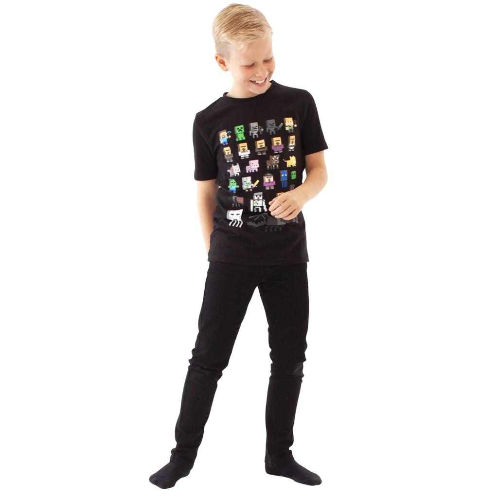 Minecraft Childrens/Kids Sprites Short-Sleeved T-Shirt