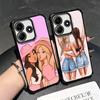 Best Friends Forever Girls Plating Phone Case For Xiaomi Redmi Note 14 15 Pro Plus 13 12 11 11S 11T 10 9S 9 5G Anti-Fall Airabag