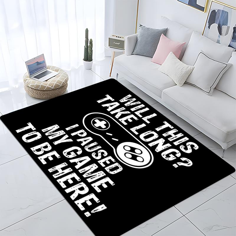 Game Handle Carpet Yoga Living Room Crawling Mat Doormat  Living Room Area Rug Games Area Washroom Floor Mat Cute Rug Doormat