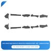 Heenvn For Tesla Model Y Juniper 2025 2026 Car Front Rear Door Sill Protective Pad Cover 10Pcs Guard Threshold Bumper Strips