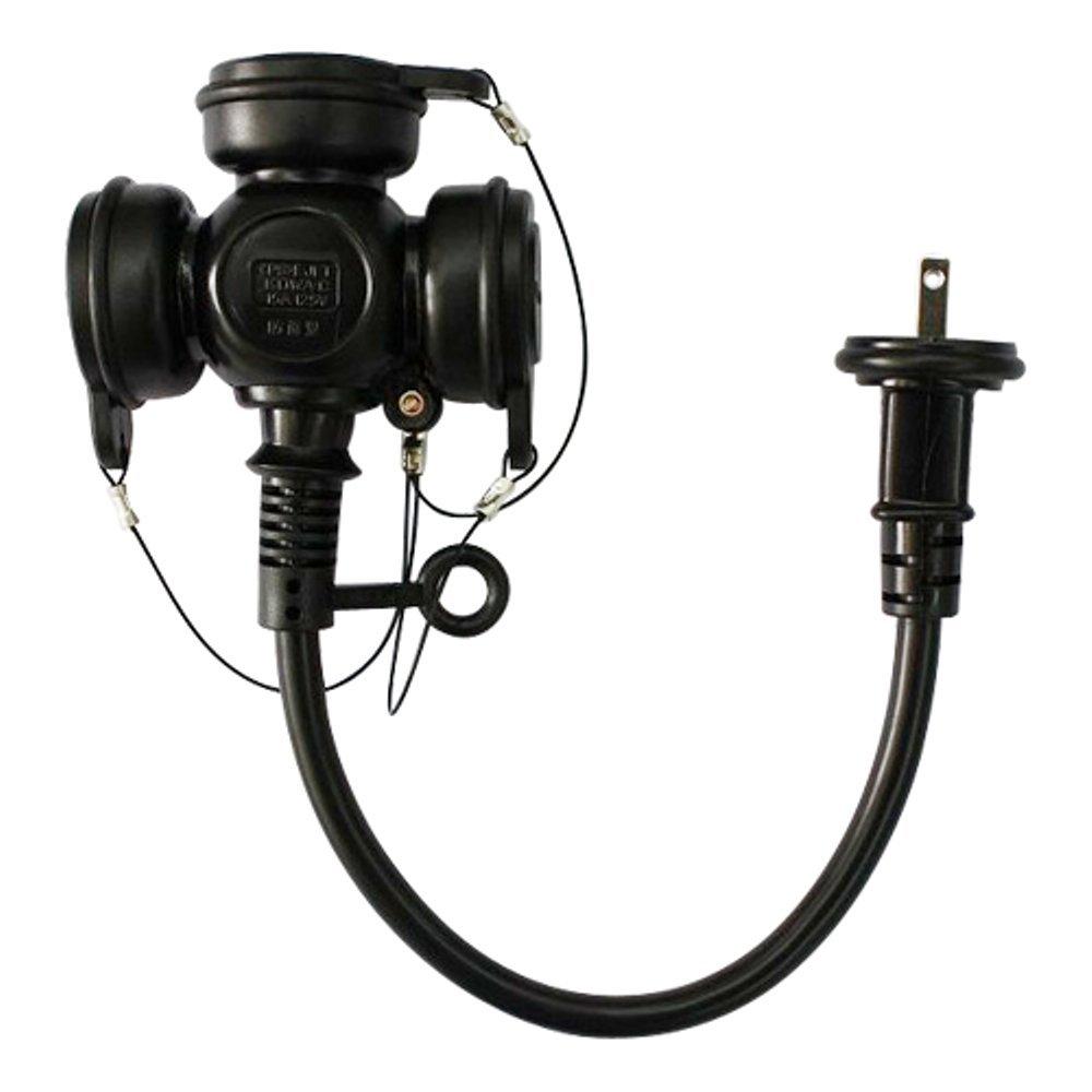 

kowa rainproof short tap 3 mouths Made in Japan 15A/30cm KRT608-03 чорний