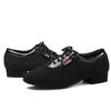 Oxford Cloth Men Adult Modern Dance Shoes Soft Soled Latin Dance Shoes Teacher Shoes