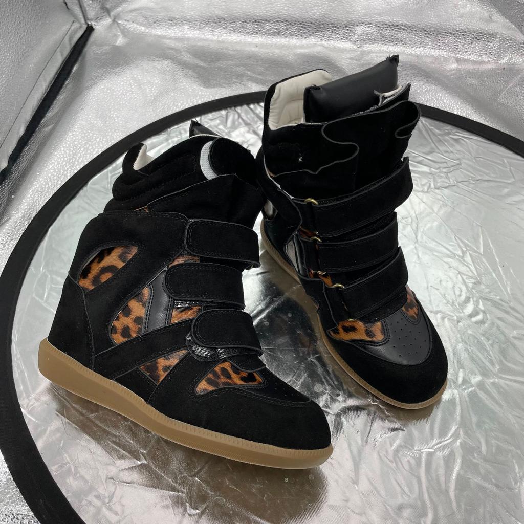 Actual Photos of Celebrity's Same Style Women's High-top Shoes