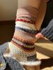 Niche Ethnic Style Cross-Border Thick Thread Kaji Retro Trend Street Medium Tube Cotton Socks