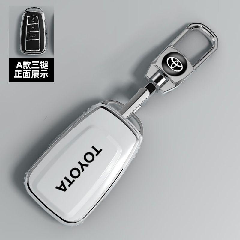 Car Key Case Protection Soft TPU Key Shell Cover For Toyota Prius Camry Corolla C-HR CHR RAV4 Prado 2018 2022 Auto Accessories