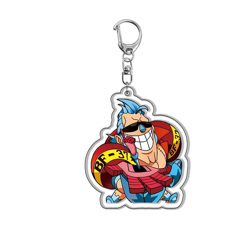 Acrylic Keychain One Piece Luffy Roronoa Zoro - related bag charms and keychains