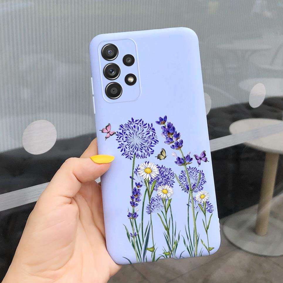 Flowers Case For  Women Girl Samsung Galaxy A23 M23 5G Case Shell Shockproof  Protection Bumper For Cover Samsung M23 A23 A 23
