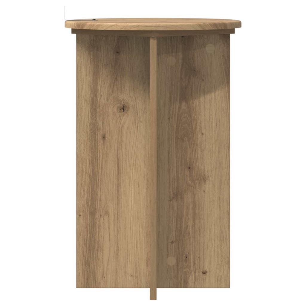 Plant Stand 2 pcs Artisan Oak Ø40 x 60 cm Engineered Wood
