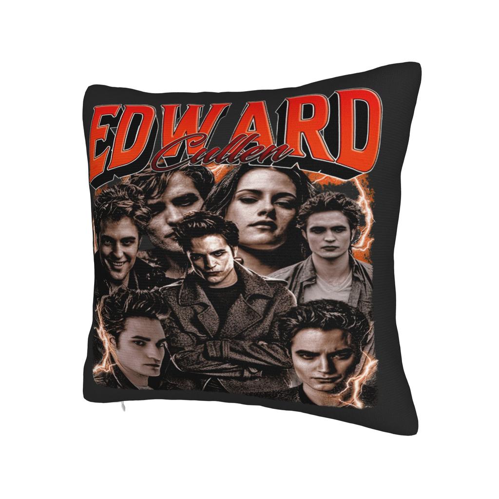 Edward Cullen Pillow Cover  Retro Trendy Pillow Case For Couch Sofa Bedroom Comfy Cushion Cover Birthday Present