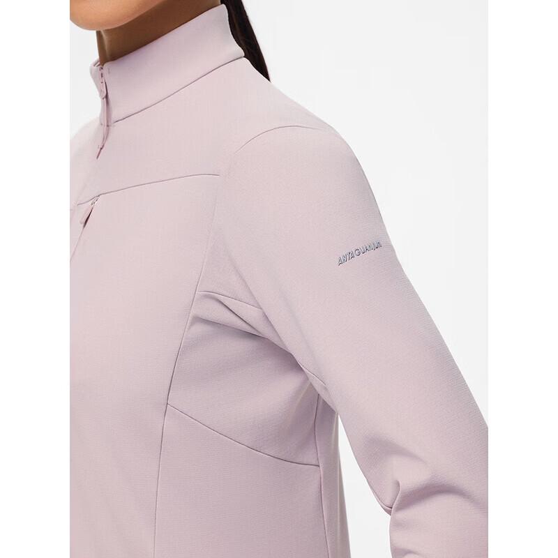 ANTA Women's Champion POLYGIENE Anti-Bacterial Long Sleeve Stand Collar Knit Top