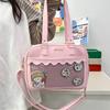 Lace pain bag, large capacity and large amount of food, cereal bag, bar badge bag, women's bag, oblique span shoulder daily versatile bag.