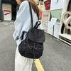 Denim Backpack Women's Travel Lightweight Drawstring Backpack