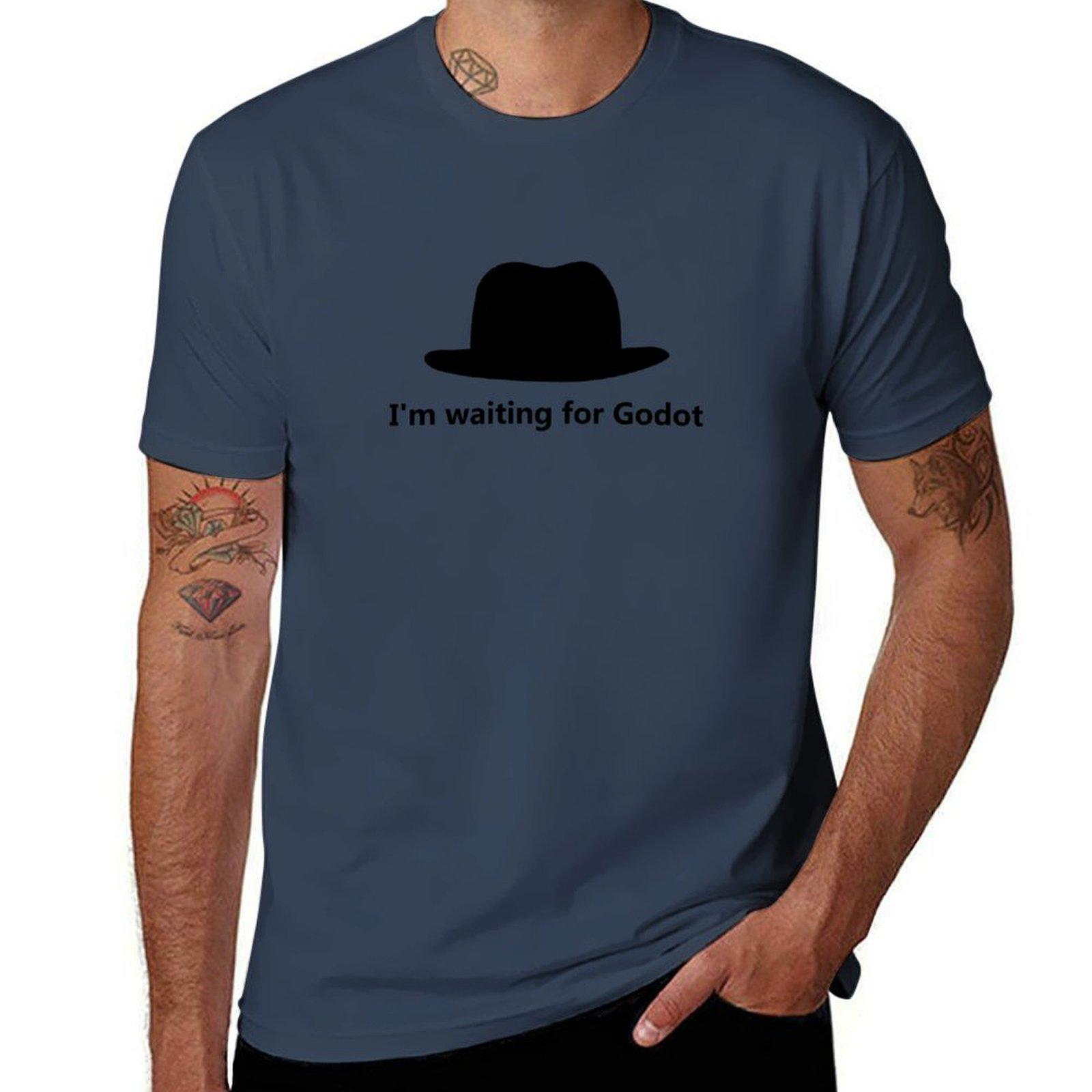 Waiting for Godot T-Shirt Outdoor Work Short Sleeve Top S