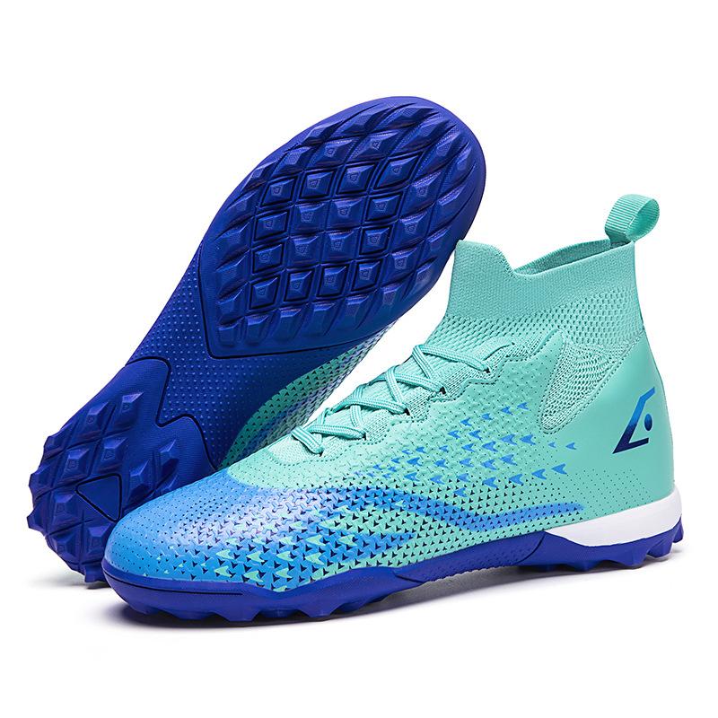 Paar lange Nägel abgebrochene Nägel Fußballschuhe Flyknit Socken Mund Fußballtrainingsschuhe High-Top Studenten Spiel tatsächliche Sneaker