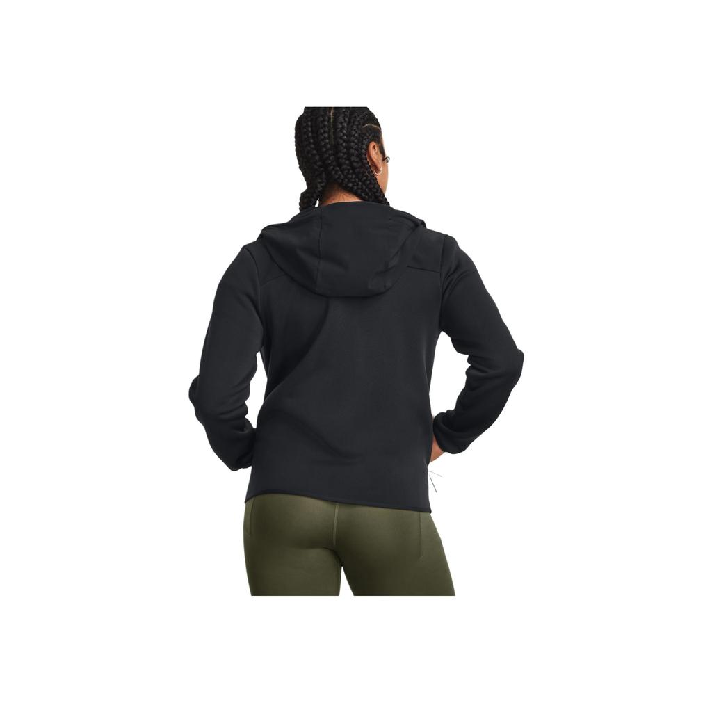 Under Armour Essential Swacket Training Hooded Jacket Women Outerwear Black 1378850-001