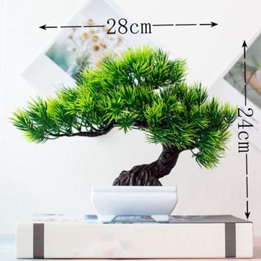 

Fake Bonsai Artificial Potted Plant Decor Home Plants Garden Pot Xmas Pine Tree