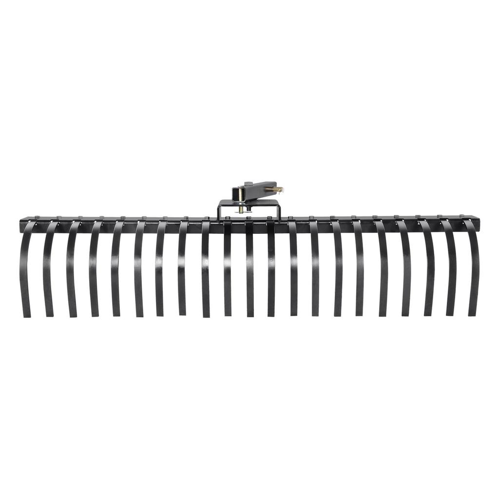 Tow Behind Landscape Rake 60" Lawn Dethatcher Rake with 21 Steel Tines