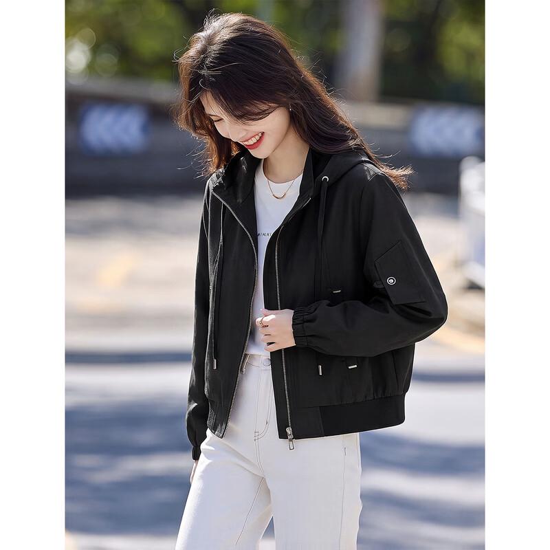 Women's Casual Stand-Up Collar Zipper Jacket