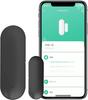 Edison Intelligenter Türsensor (Schwarz) - App-Benachrichtigungen, Integration von Smart-Home-Geräten, Alexa-kompatibel, Öffnungs-/Schließsensor DDS-MC400DBK