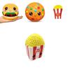 Charming Squishy Dessert Ice Cream Cone Pu Cookie And Waffle Pizza Foam Toy