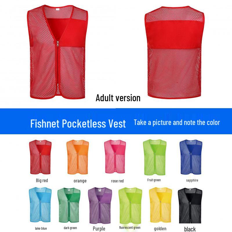 Custom Charity Event T-shirt Vest with Logo Printing for Volunteers