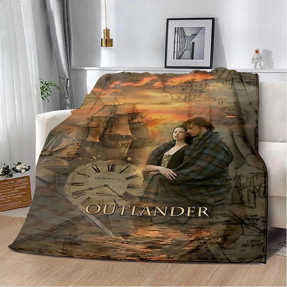 OUTLANDER TV Jamie Fraser Sassenach Libellen-Print Decke Picknickdecke Warm Weich und Bequem Zuhause Reise Geburtstagsgeschenk