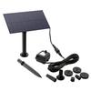 1.5W Solar Fountain Solar Powered Water Fountain Pump Solar Fountain Pump Kit for Bird Bath Ponds Garden Fish Tank and Outdoor