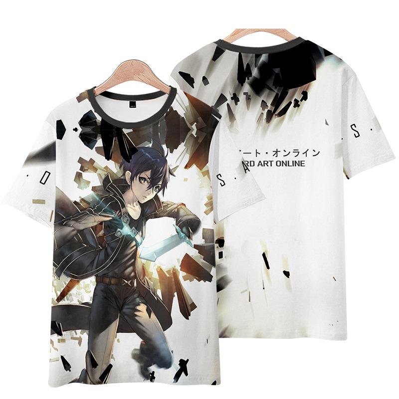 Sword Art Online AnimeT-Shirts Men Women Tee Shirt Short SleeveT Shirt Plus Size Tops